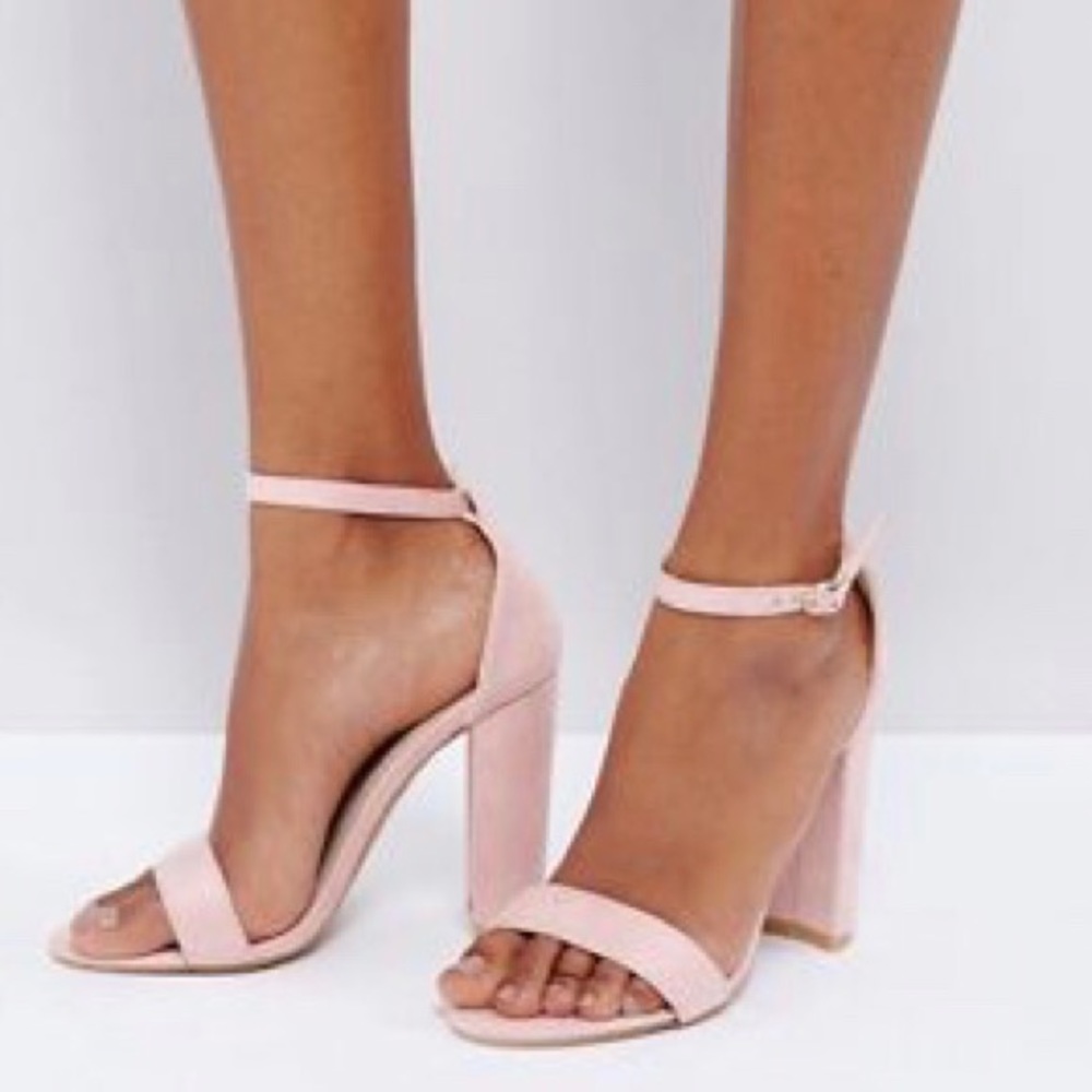 High heeled sandals